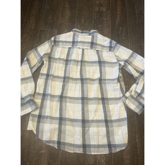 Roots All Seasons Relaxed Shirt Women’s Size Small Button Down Wind Chime New - Picture 2 of 7